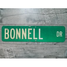 BONNELL DR - Utcanévtábla