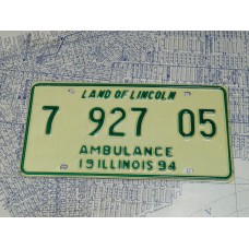Illinois - Land of Lincoln - AMBULANCE - 1994