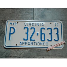 Virginia - Apportioned - 1977