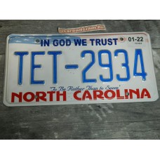 North Carolina - In god we trust