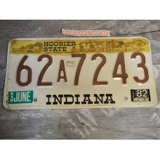 Indiana - Hoosier state - 1982