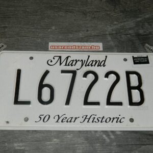 Maryland - 50 year historic