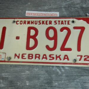 Nebraska - Cornhusker state - 1972